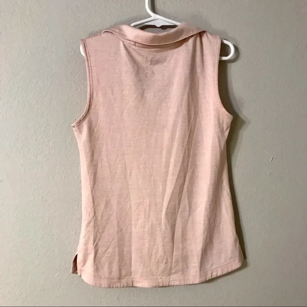 Puma Girls Collared Sleeveless Top